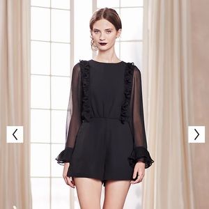 LC Lauren Conrad Runway Collection Ruffle Romper
